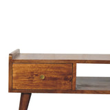 Elevated Chestnut Media Unit - Artisan Furniture - Flyclothing LLC