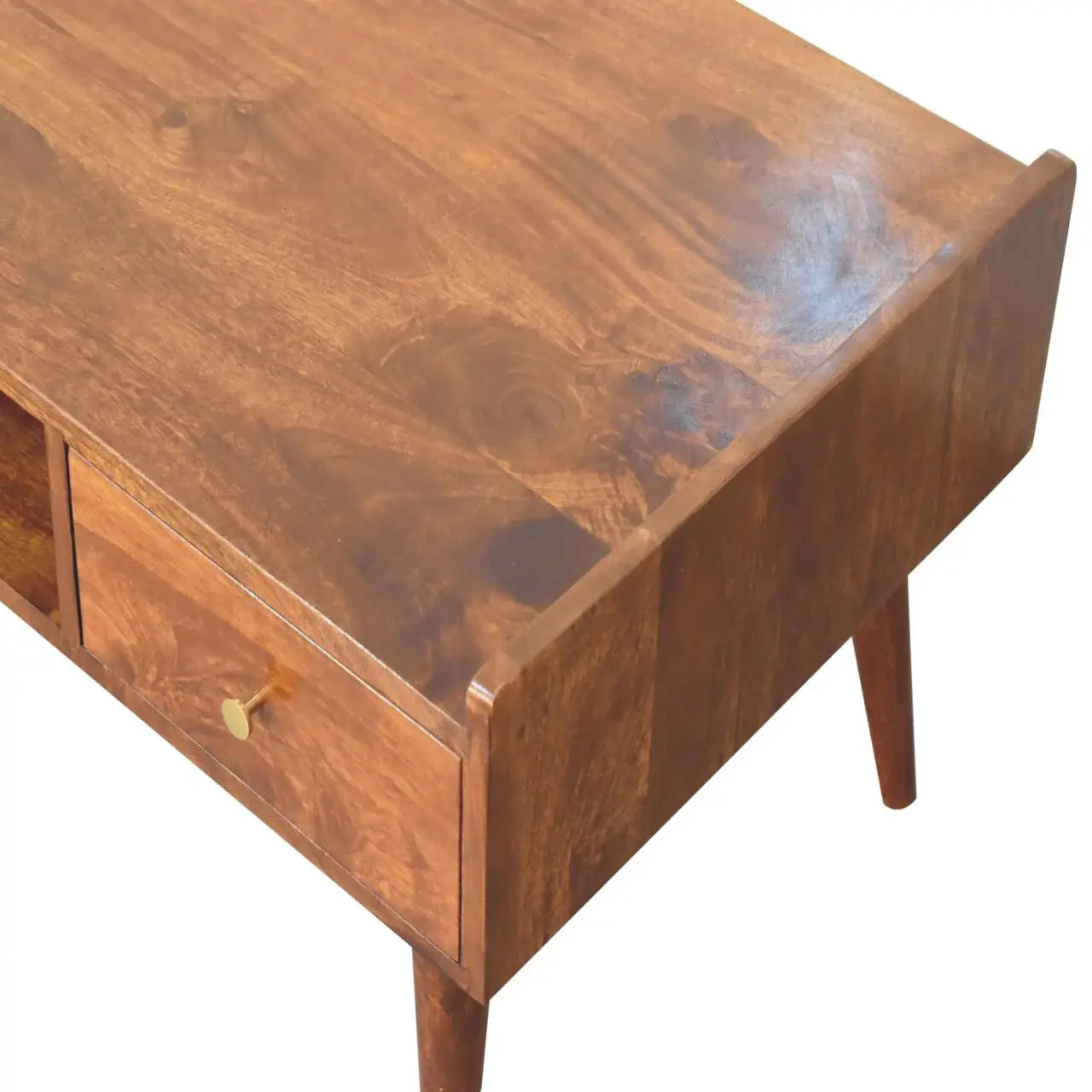 Elevated Chestnut Media Unit - Artisan Furniture - Flyclothing LLC
