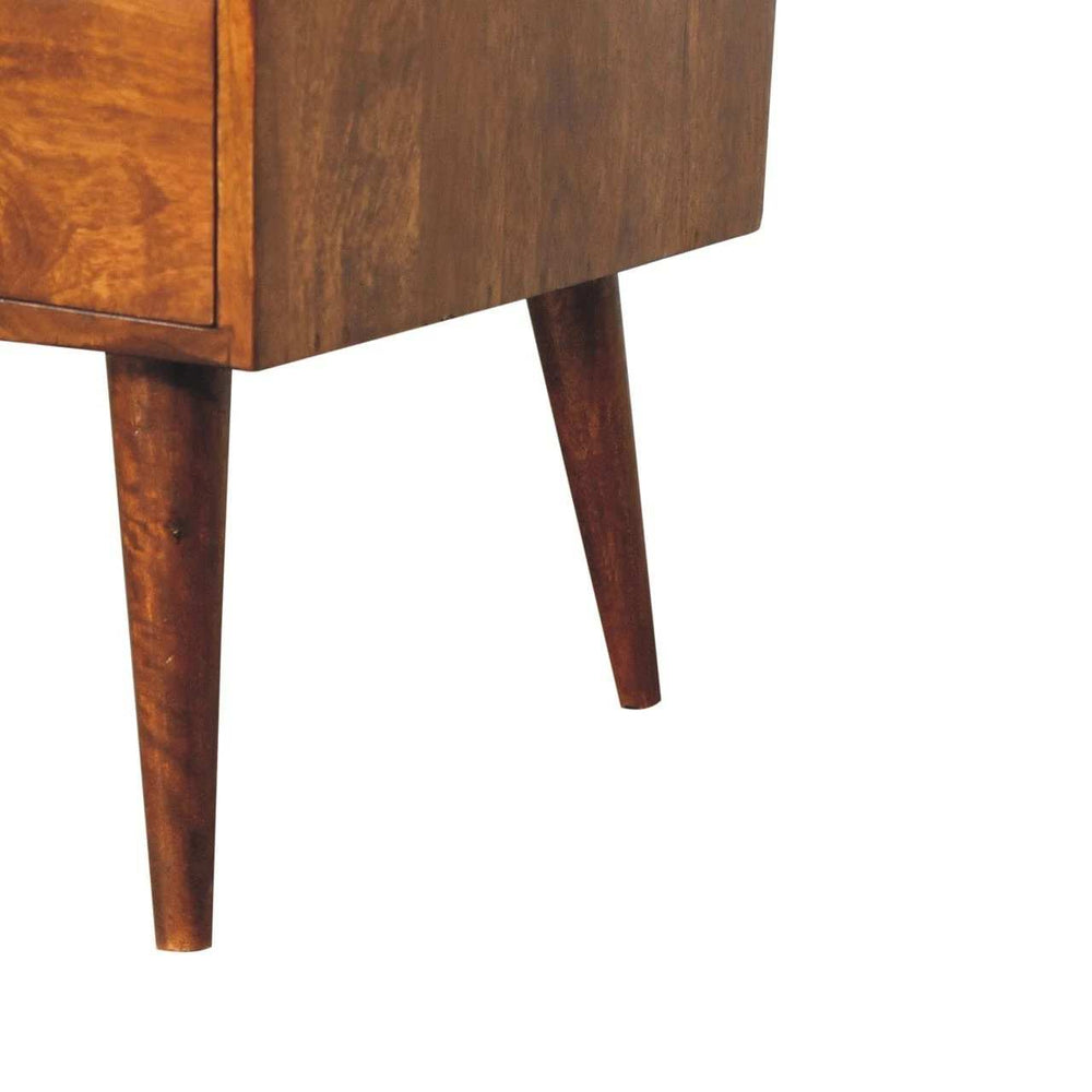 Elevated Chestnut Media Unit - Artisan Furniture - Flyclothing LLC