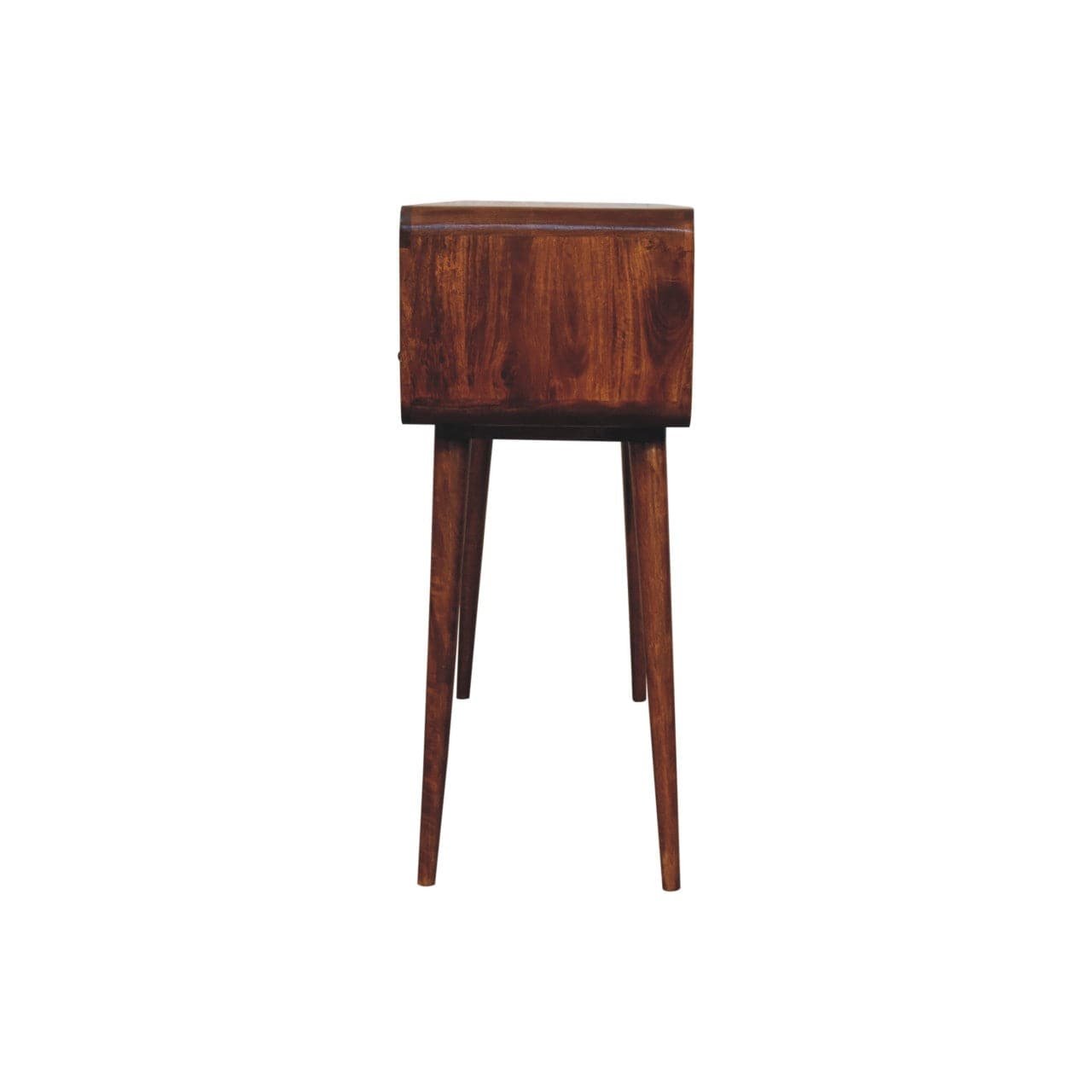 Artisan Triple Curved Chestnut Console Table - Artisan Furniture