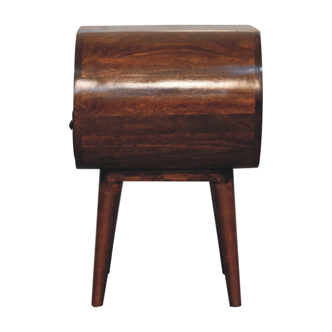 Artisan Large Chestnut Circular Open Bedside - Artisan Furniture