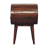 Artisan Large Chestnut Circular Open Bedside - Artisan Furniture - Flyclothing LLC
