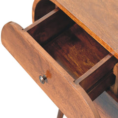 Artisan Large Chestnut Circular Bedside - Artisan Furniture