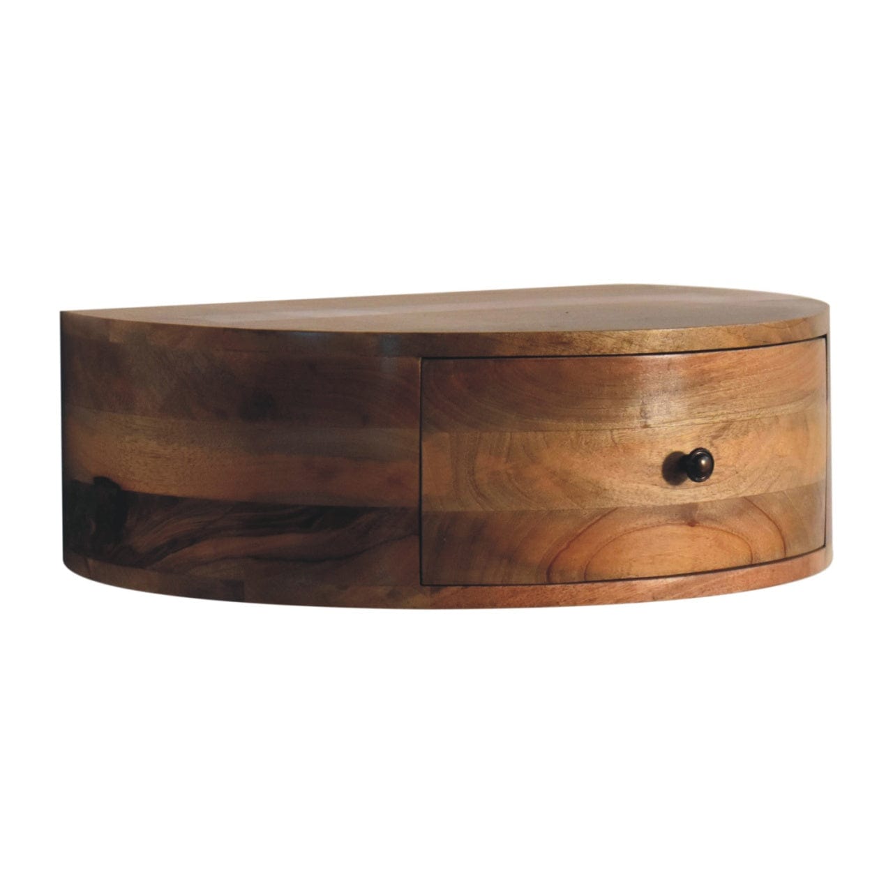 Artisan Large Wall Mounted Rounded Bedside - Artisan Furniture