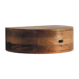 Artisan Large Wall Mounted Rounded Bedside - Artisan Furniture