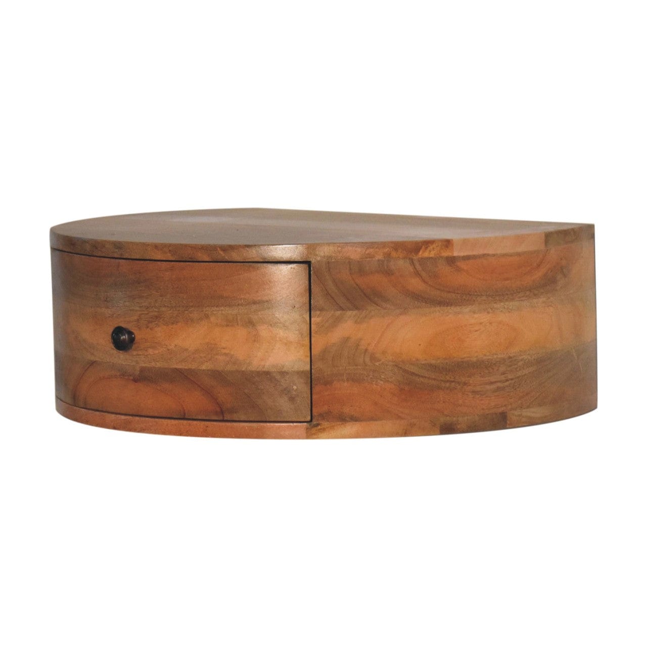 Artisan Large Wall Mounted Rounded Bedside - Artisan Furniture