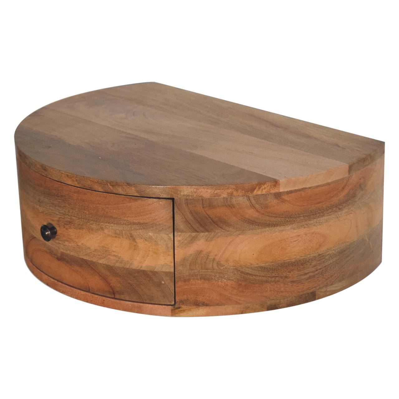 Artisan Large Wall Mounted Rounded Bedside - Artisan Furniture