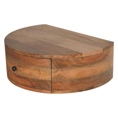 Artisan Large Wall Mounted Rounded Bedside - Artisan Furniture