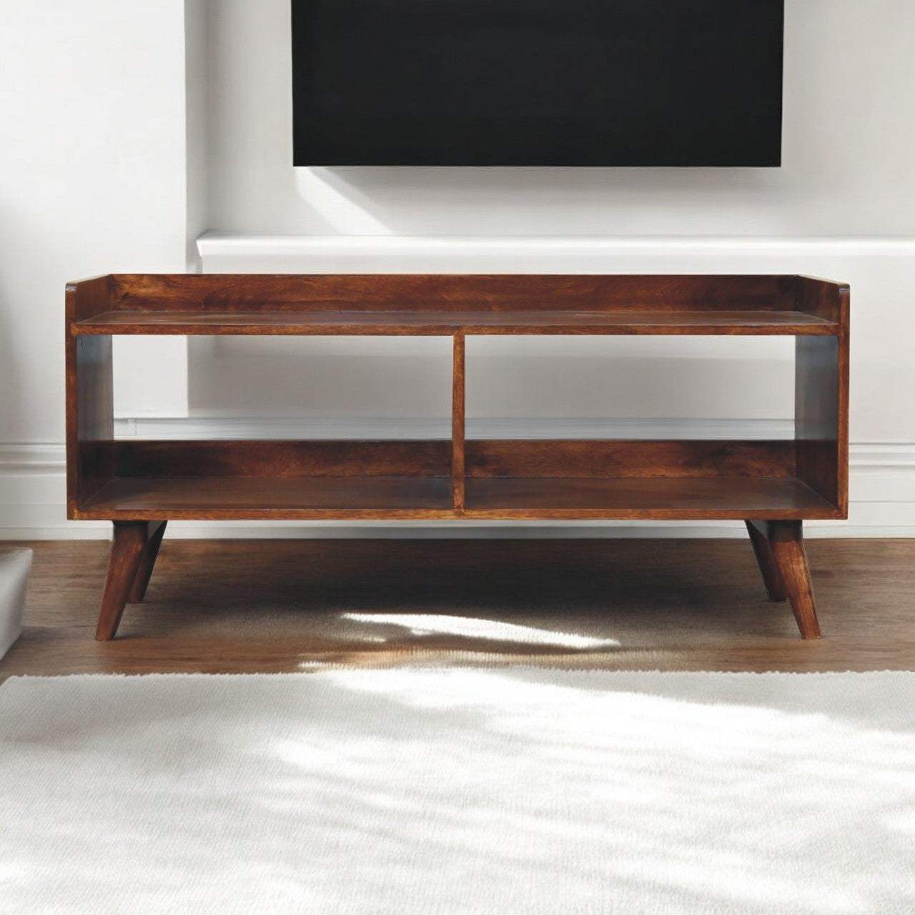 Artisan Open-top Chestnut Media Unit - Artisan Furniture - Flyclothing LLC