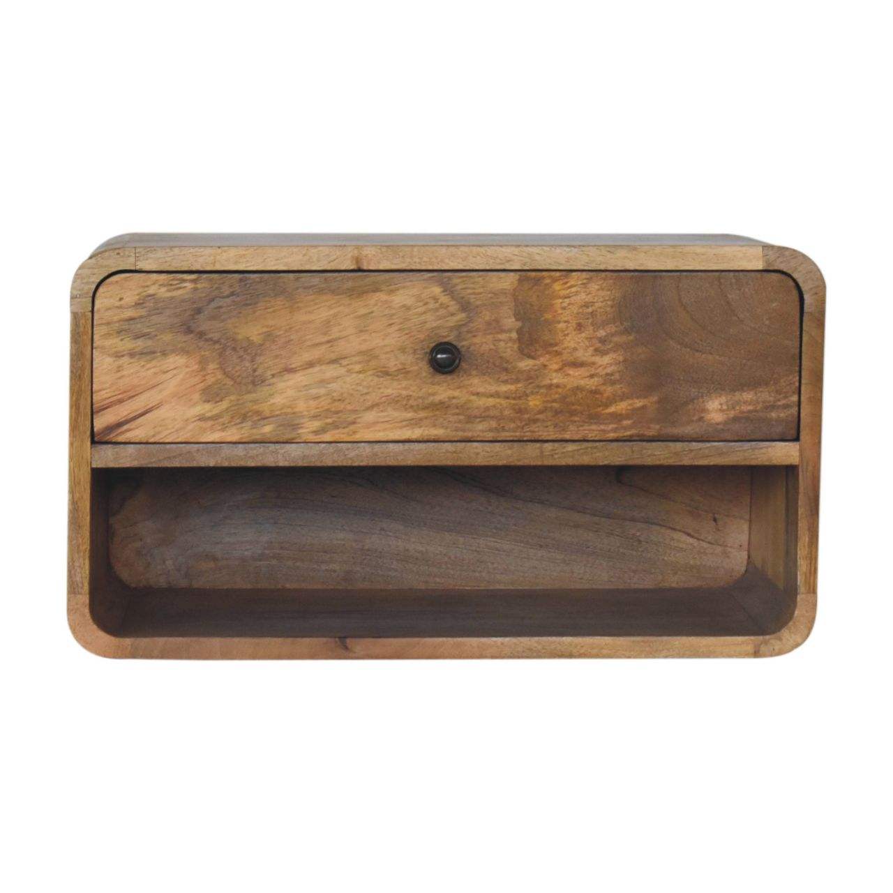 Artisan Large Floating Curve Open Slot Bedside - Artisan Furniture - Flyclothing LLC