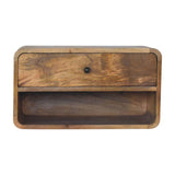 Artisan Large Floating Curve Open Slot Bedside - Artisan Furniture - Flyclothing LLC