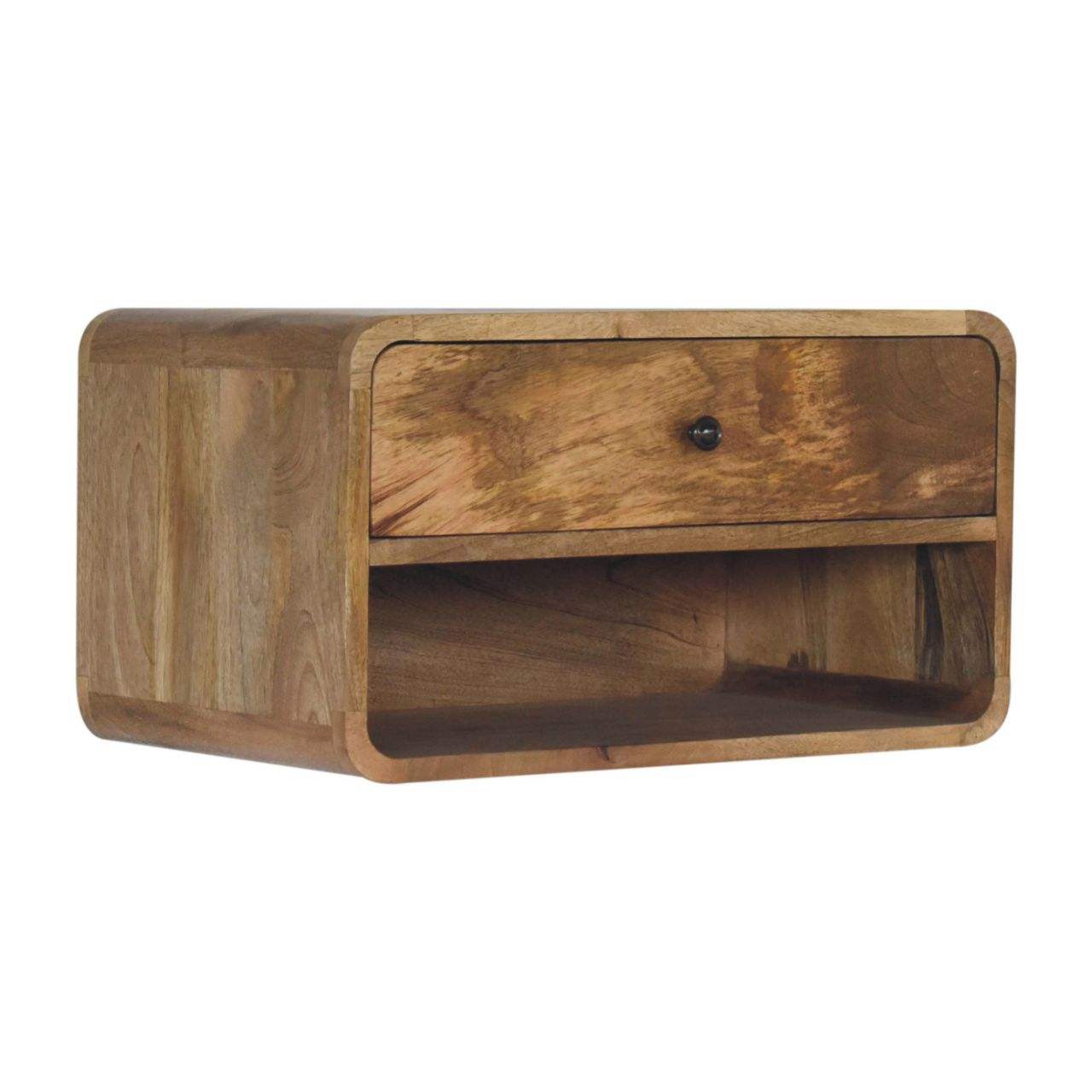 Artisan Large Floating Curve Open Slot Bedside - Artisan Furniture - Flyclothing LLC