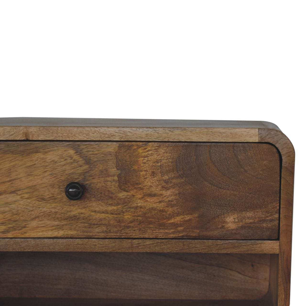 Artisan Large Floating Curve Open Slot Bedside - Artisan Furniture - Flyclothing LLC