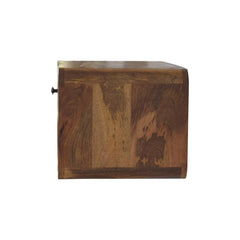 Artisan Large Floating Curve Open Slot Bedside - Artisan Furniture