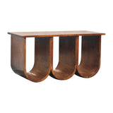 Triple Open Style Coffee Table - Artisan Furniture - Flyclothing LLC