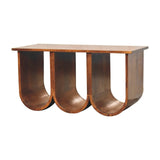 Triple Open Style Coffee Table - Artisan Furniture - Flyclothing LLC