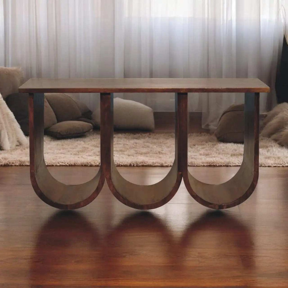 Triple Open Style Coffee Table - Artisan Furniture - Flyclothing LLC