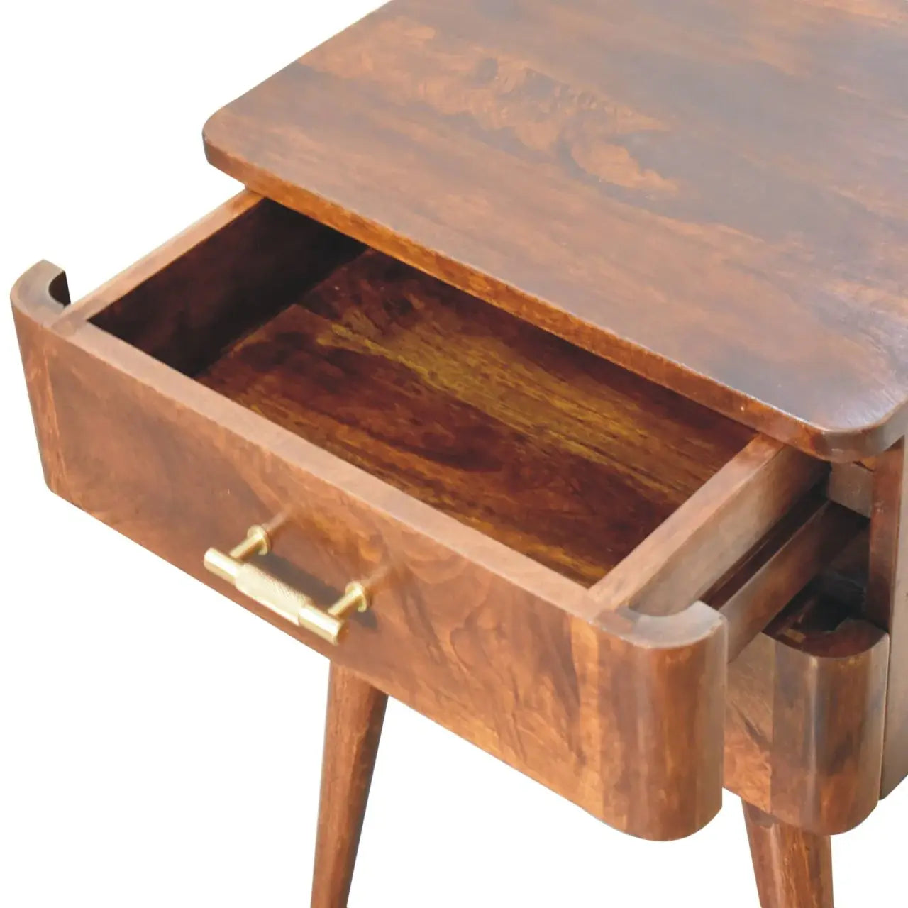 Chestnut T-Bar Nordic Nightstand - Artisan Furniture - Flyclothing LLC
