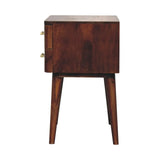 Chestnut T-Bar Nordic Nightstand - Artisan Furniture - Flyclothing LLC