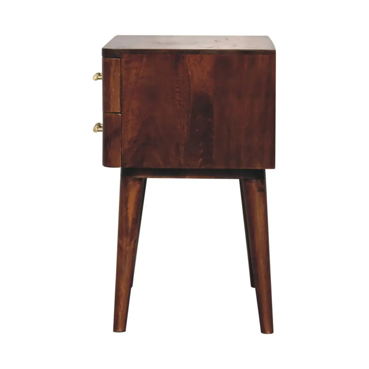 Chestnut T-Bar Nordic Nightstand - Artisan Furniture - Flyclothing LLC