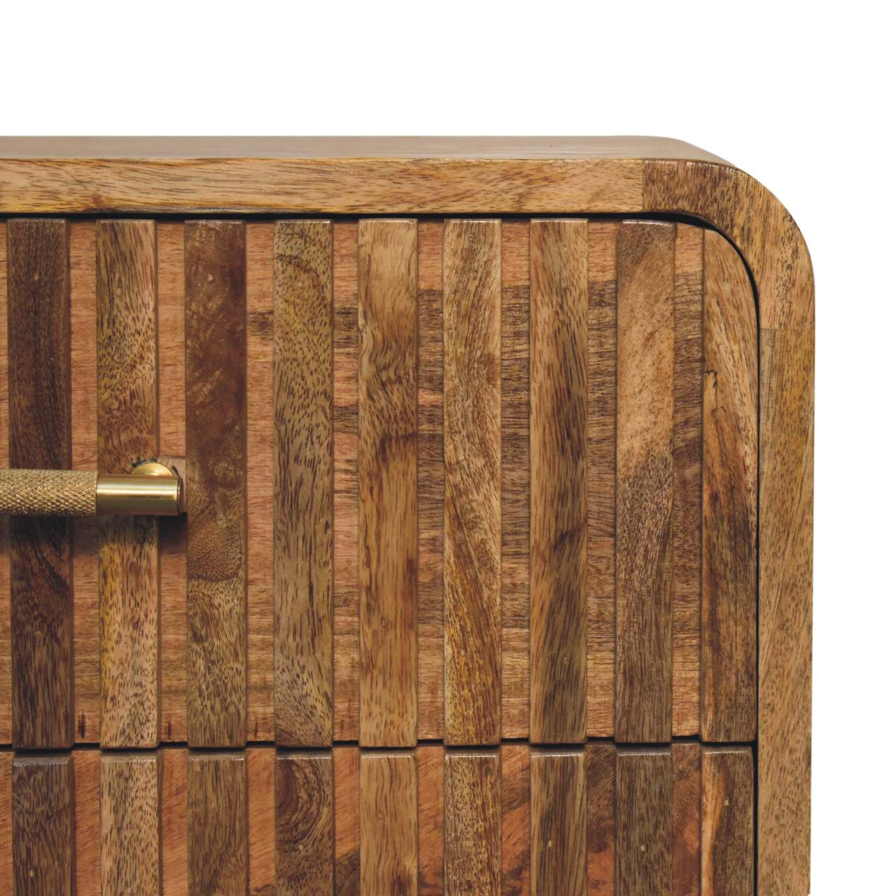 Artisan T-bar Ridged Nightsand - Artisan Furniture