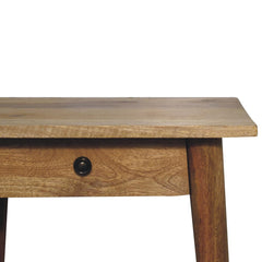 Artisan Woven Solid Wood End Table - Artisan Furniture