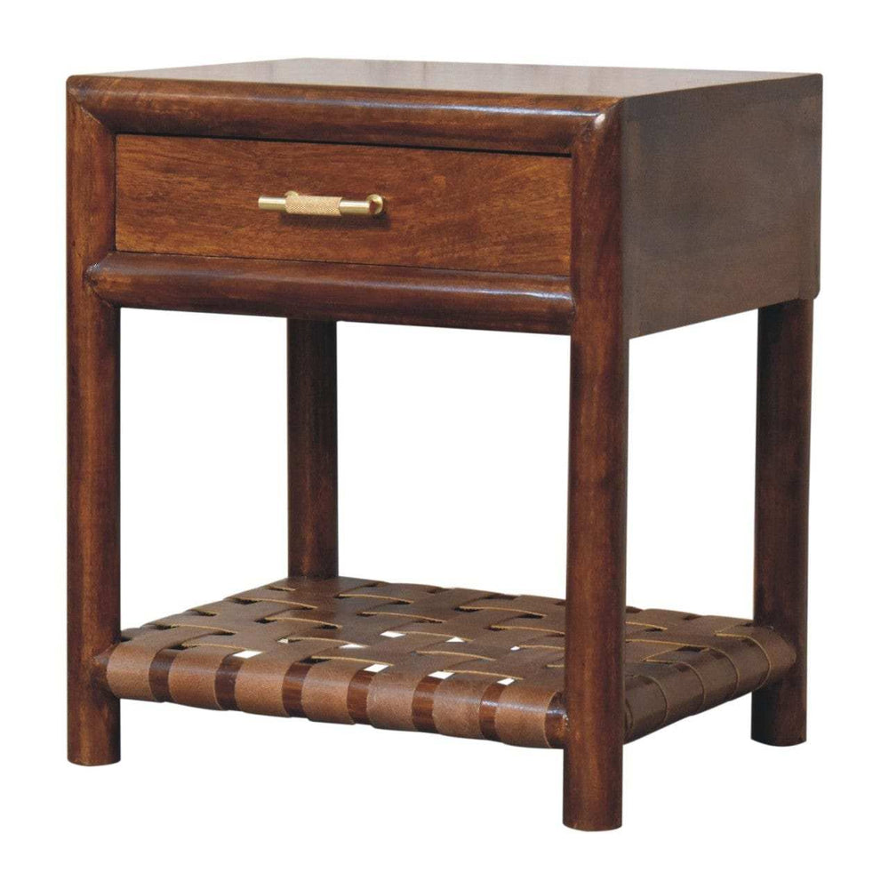 Artisan Furniture Chestnut T-Bar Bedside - Artisan Furniture - Flyclothing LLC