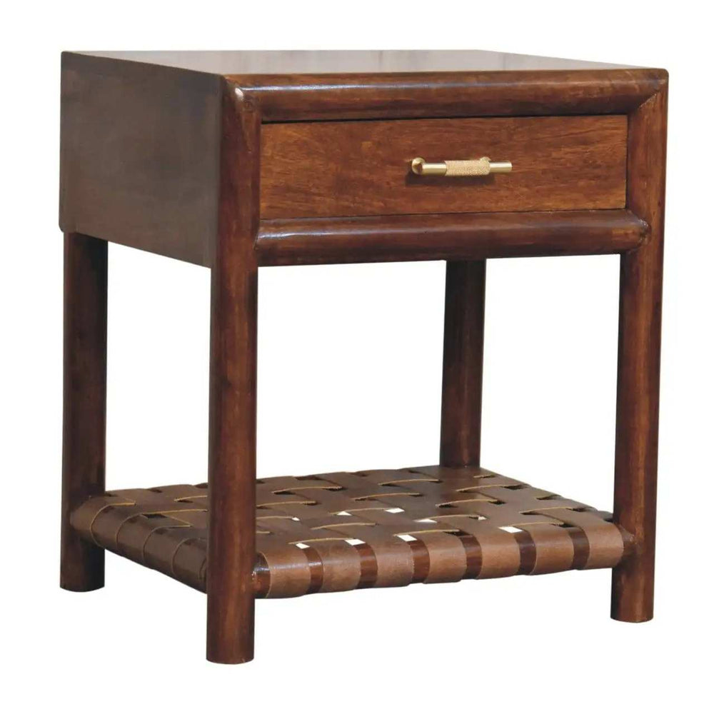 Artisan Furniture Chestnut T-Bar Bedside - Artisan Furniture - Flyclothing LLC
