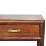Artisan Furniture Chestnut T-Bar Bedside - Artisan Furniture - Flyclothing LLC