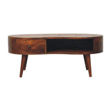 Artisan Large Chestnut Wave Coffee Table - Artisan Furniture - Flyclothing LLC
