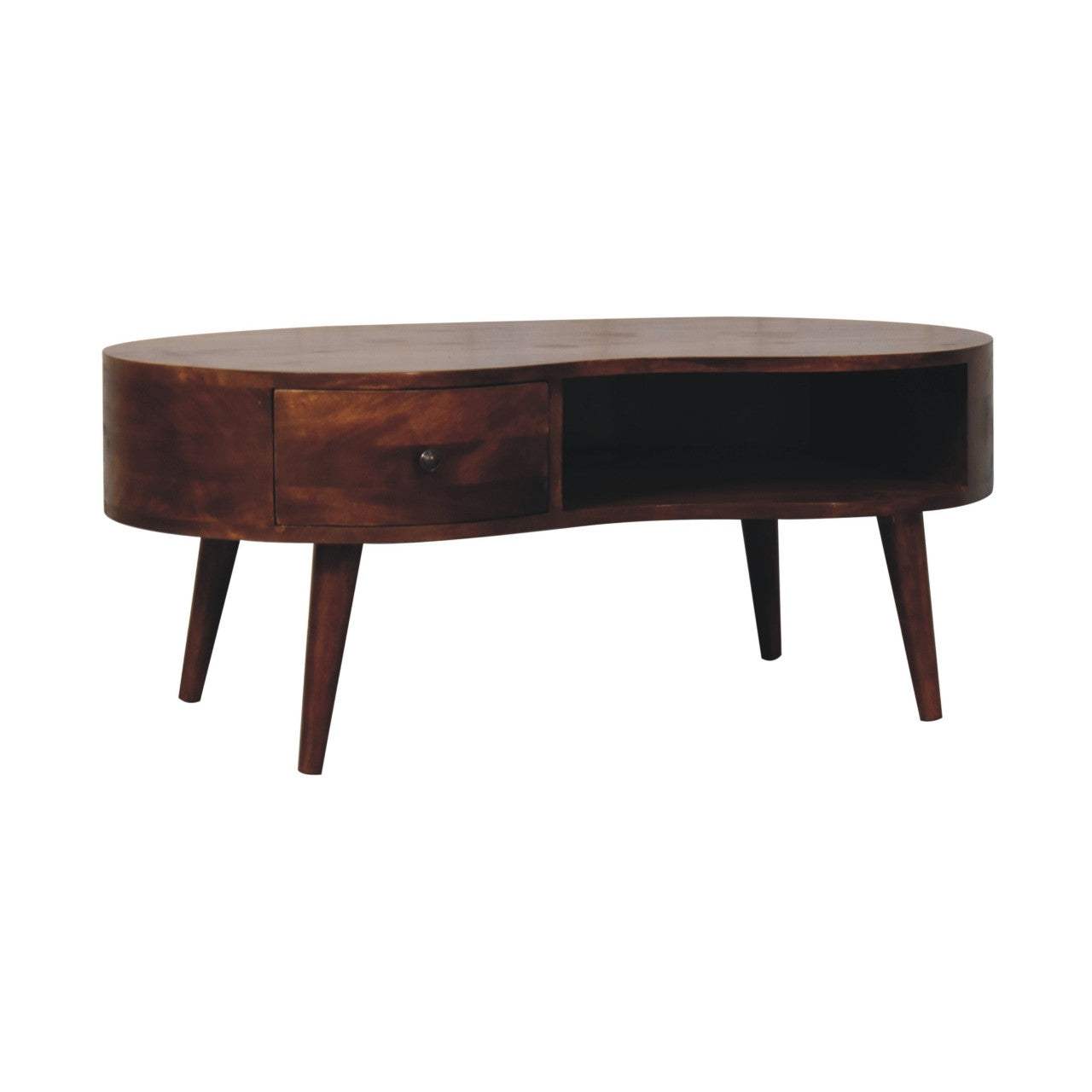 Artisan Large Chestnut Wave Coffee Table - Artisan Furniture - Flyclothing LLC