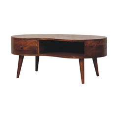 Artisan Large Chestnut Wave Coffee Table - Artisan Furniture
