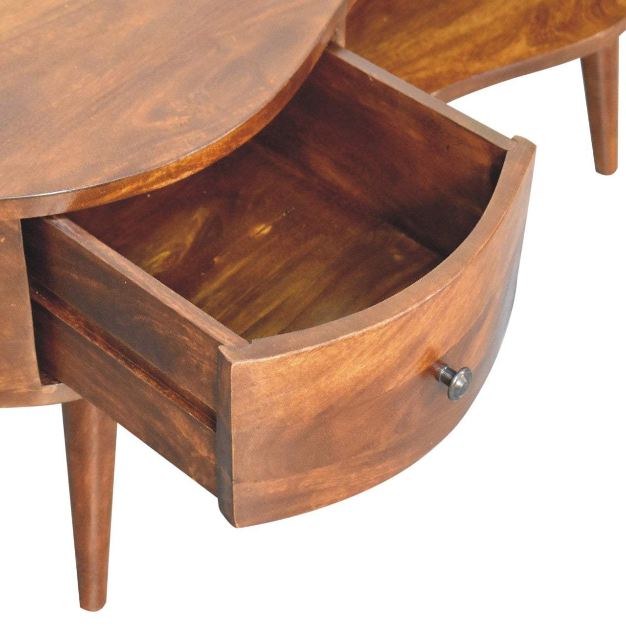 Artisan Large Chestnut Wave Coffee Table - Artisan Furniture - Flyclothing LLC