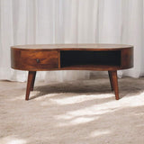 Artisan Large Chestnut Wave Coffee Table - Artisan Furniture - Flyclothing LLC