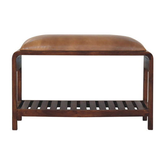 Artisan Buffalo Slatted Square Bench - Artisan Furniture