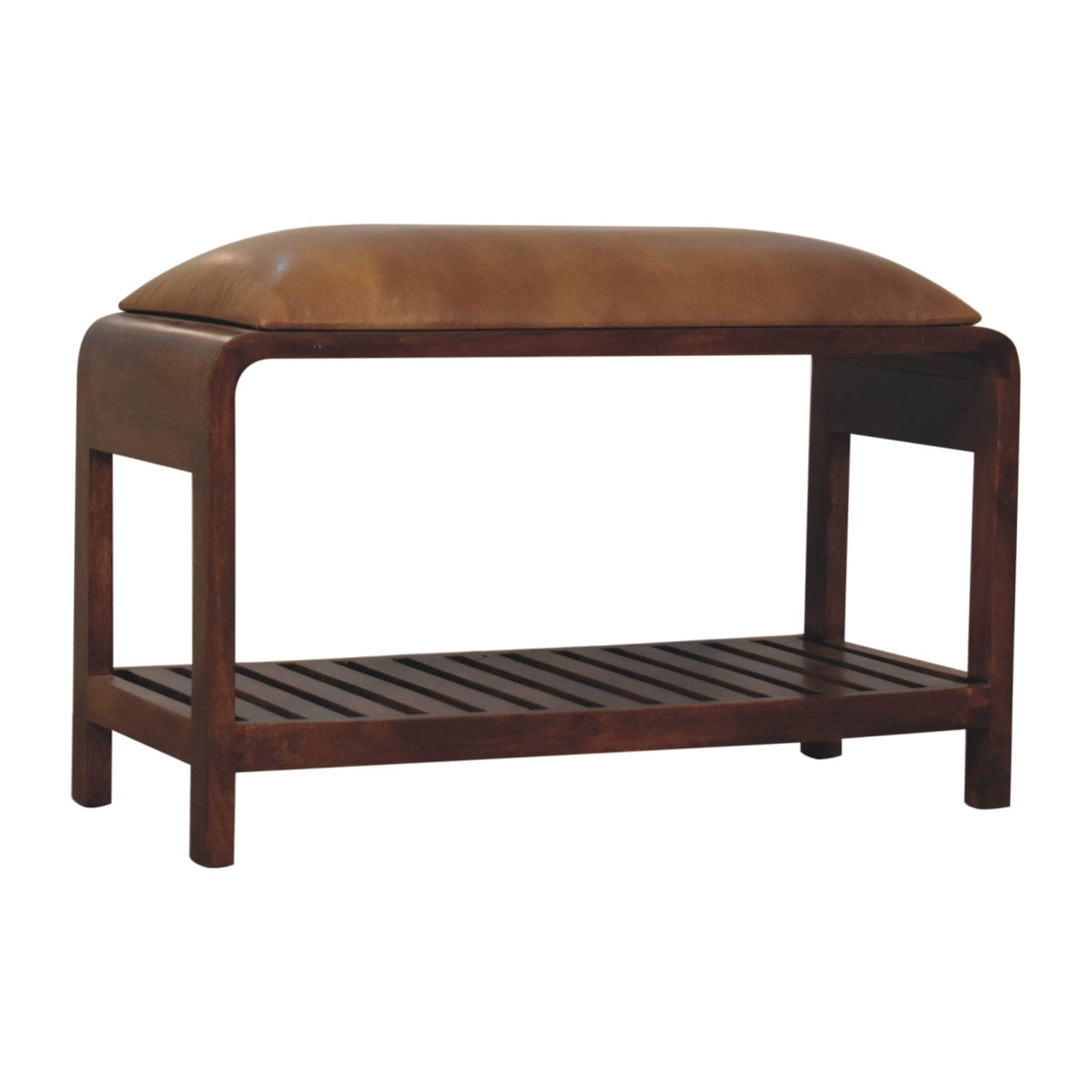 Artisan Buffalo Slatted Square Bench - Artisan Furniture