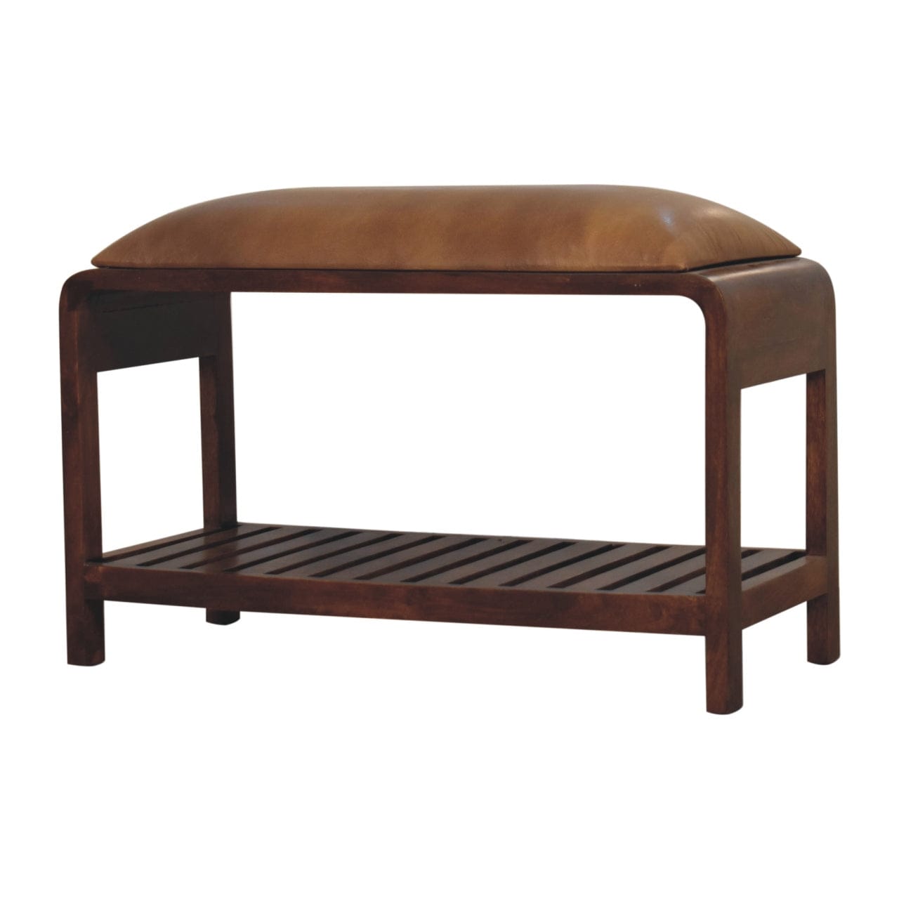 Artisan Buffalo Slatted Square Bench - Artisan Furniture