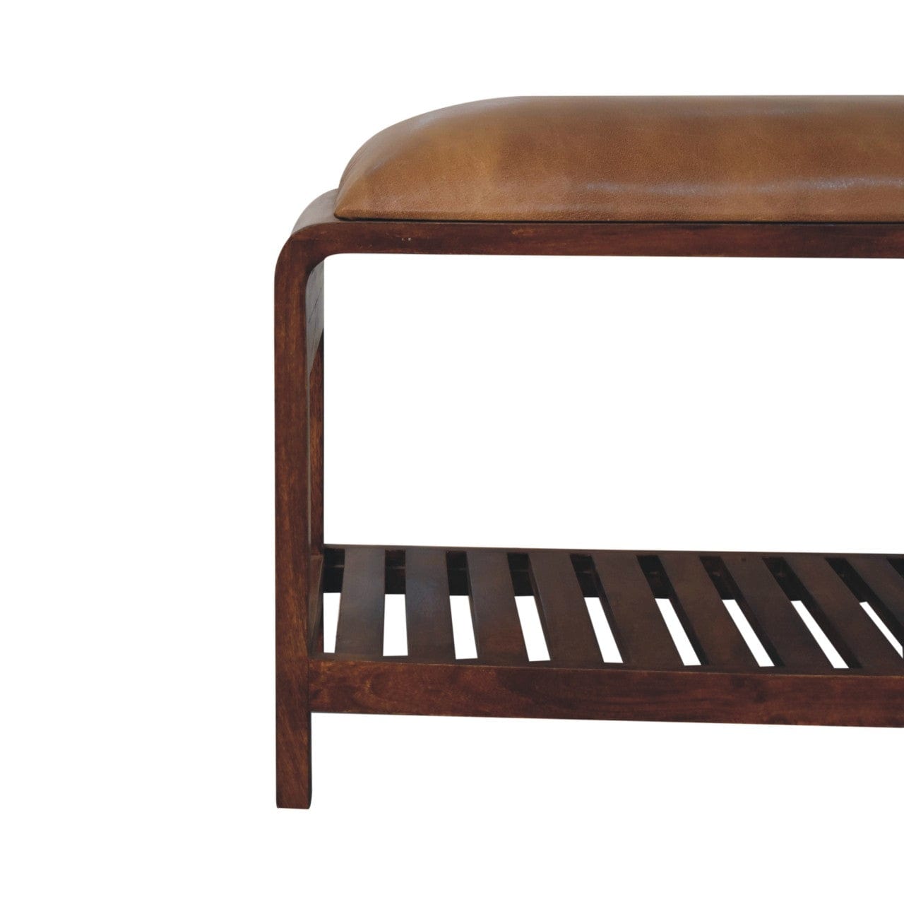 Artisan Buffalo Slatted Square Bench - Artisan Furniture
