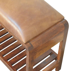 Artisan Buffalo Slatted Square Bench - Artisan Furniture