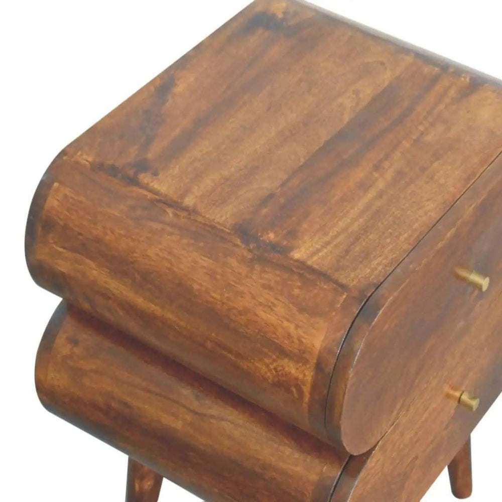 Artisan Bubble Chestnut Bedside - Artisan Furniture - Flyclothing LLC