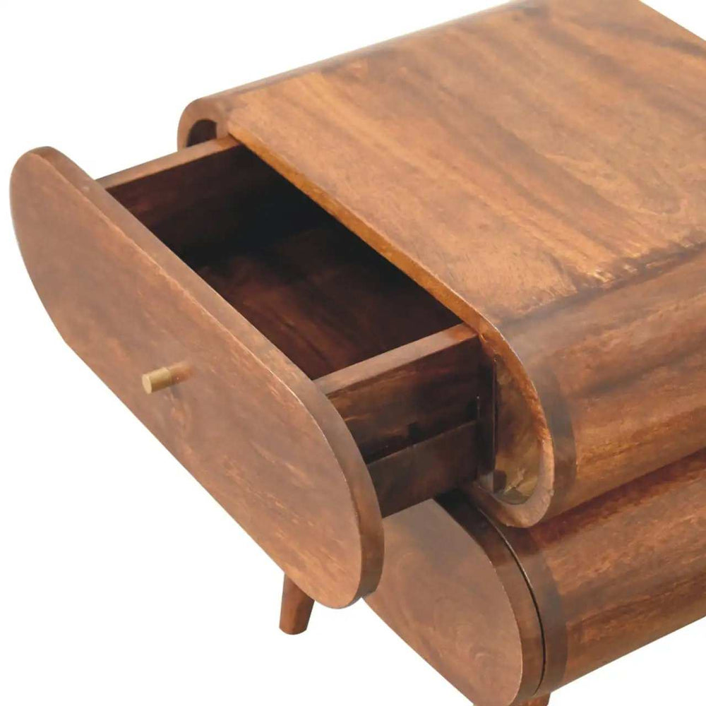 Artisan Bubble Chestnut Bedside - Artisan Furniture - Flyclothing LLC