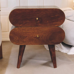 Artisan Bubble Chestnut Bedside - Artisan Furniture
