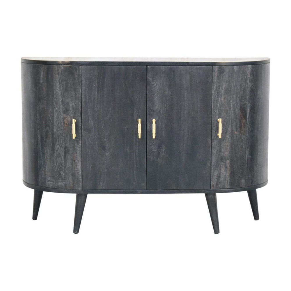 Artisan Ash Black T-Bar Quad Cabinet - Artisan Furniture - Flyclothing LLC