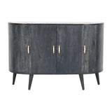 Artisan Ash Black T-Bar Quad Cabinet - Artisan Furniture - Flyclothing LLC