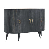 Artisan Ash Black T-Bar Quad Cabinet - Artisan Furniture - Flyclothing LLC