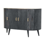 Artisan Ash Black T-Bar Quad Cabinet - Artisan Furniture - Flyclothing LLC
