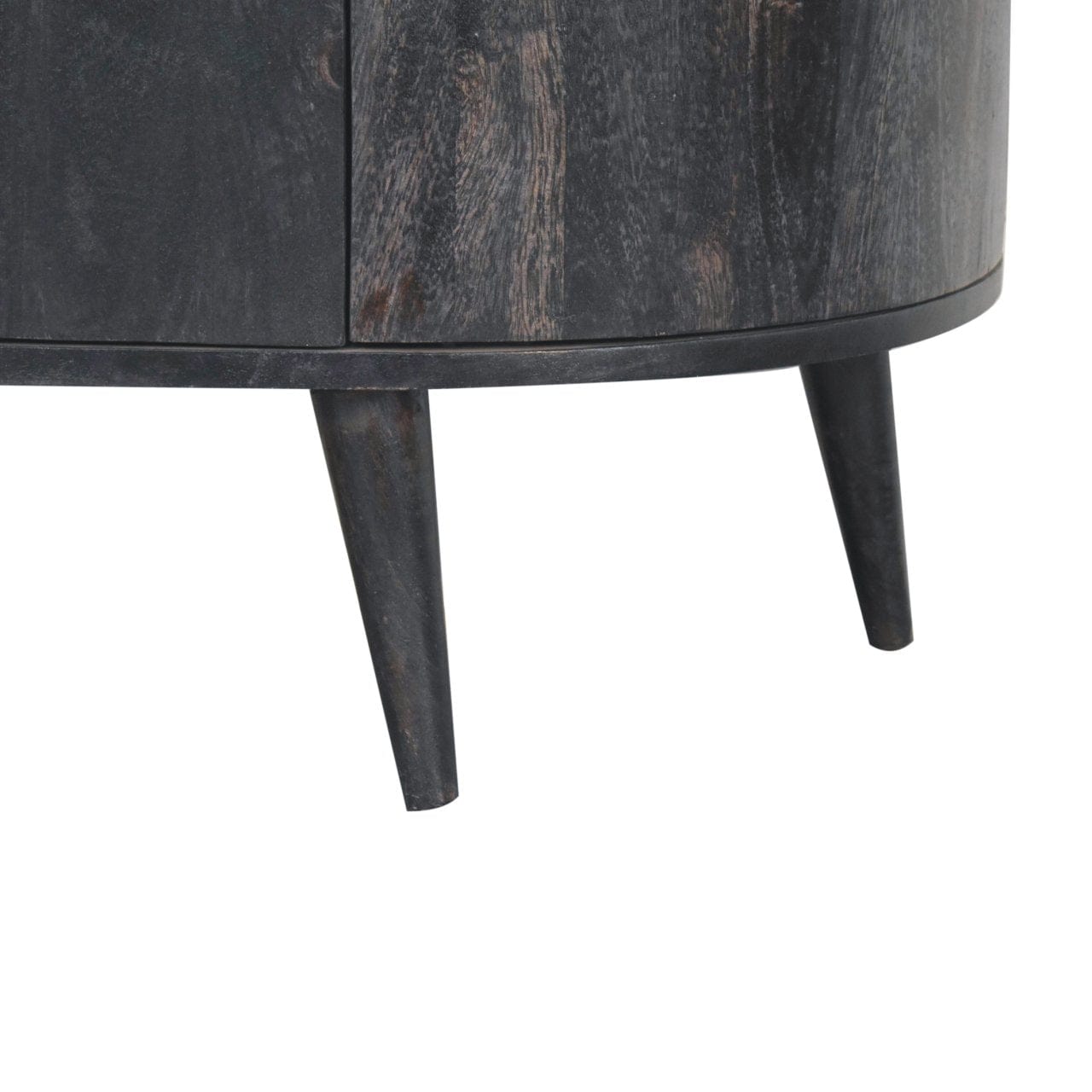 Artisan Ash Black T-Bar Quad Cabinet - Artisan Furniture