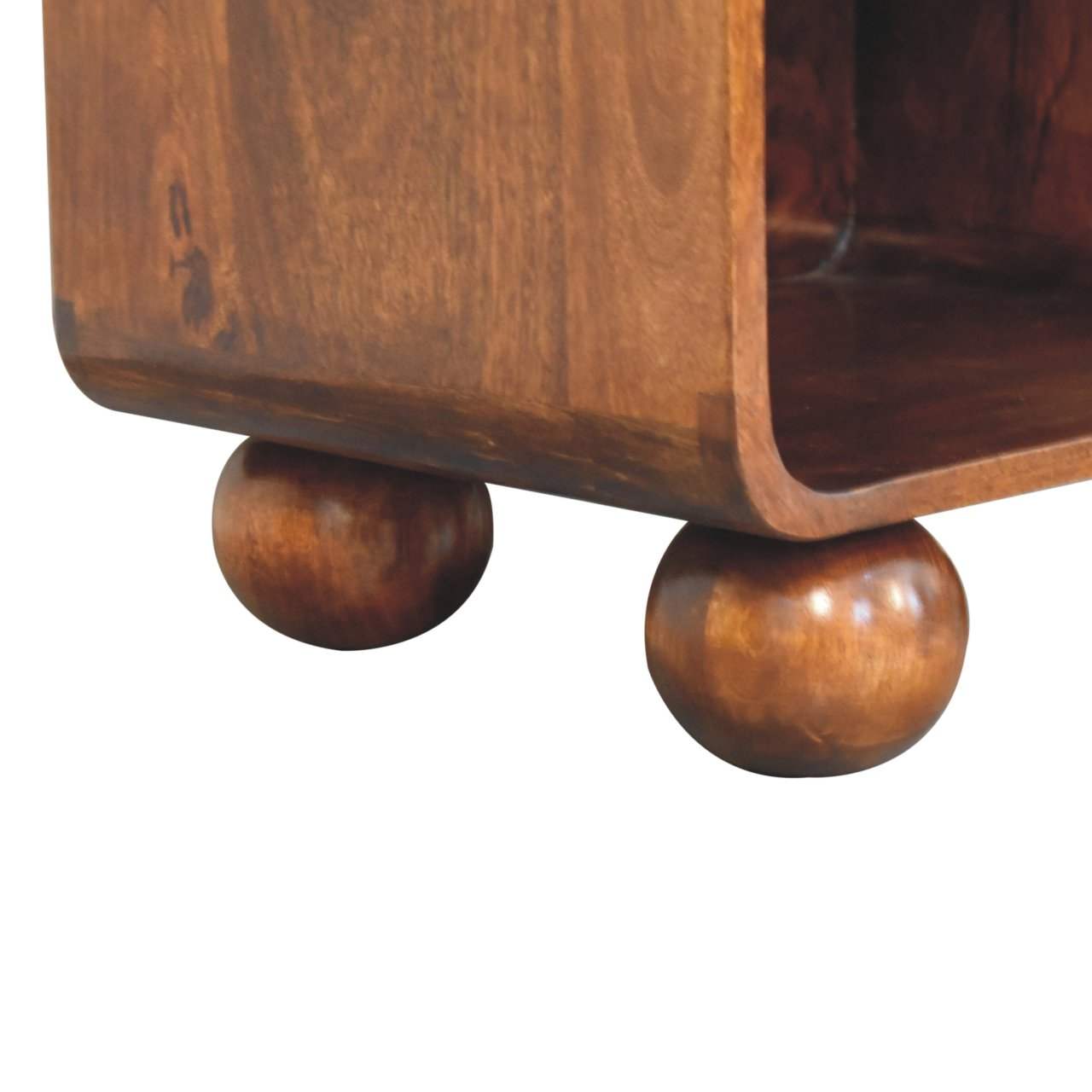 Artisan Chestnut Open Woven Bedside - Artisan Furniture - Flyclothing LLC