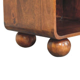 Artisan Chestnut Open Woven Bedside - Artisan Furniture - Flyclothing LLC