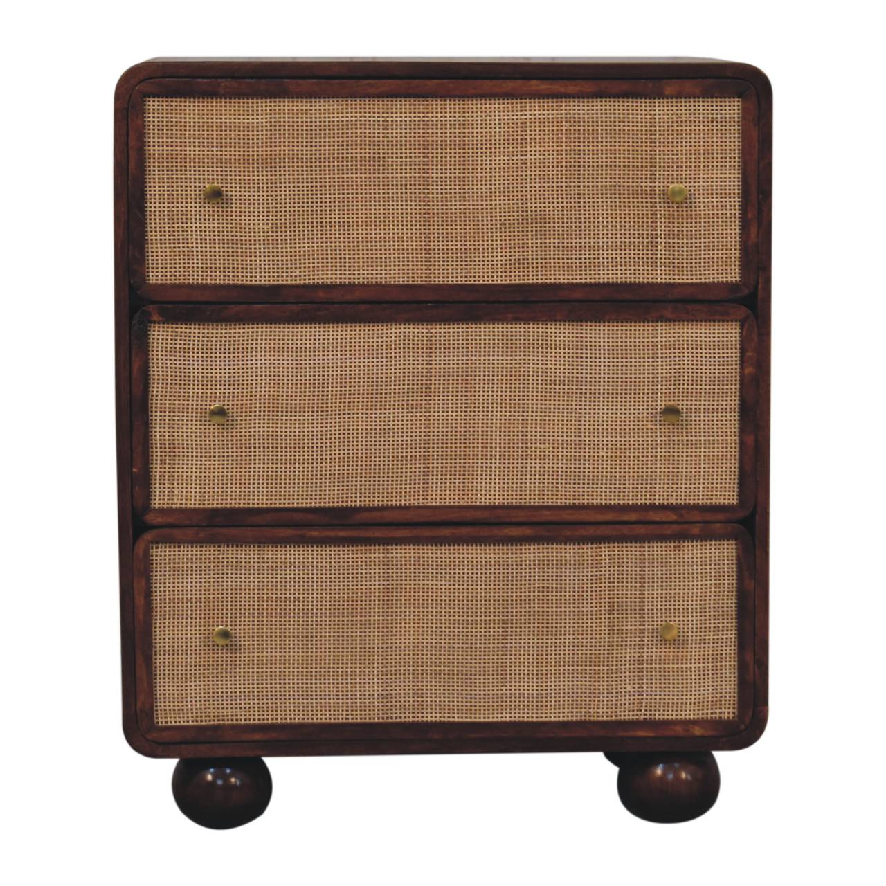 Artisan Chestnut Woven Chest - Artisan Furniture